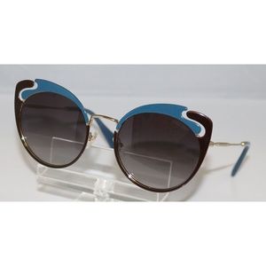 New Miu Miu Blue Cat eye Sunglasses